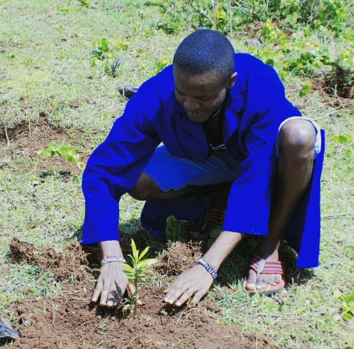 After clearing waste we created field for tree planting during world environment Day in Moi University 